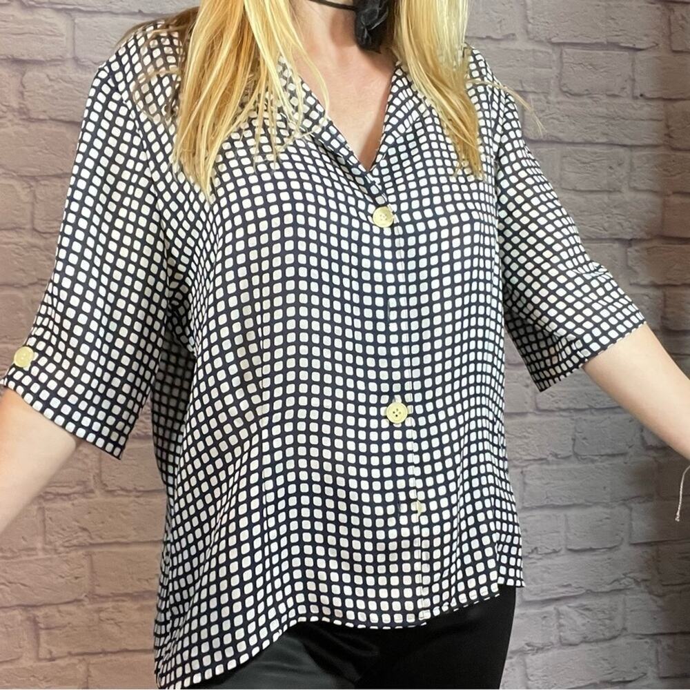 Vintage La Chine Classic grannycore blouse